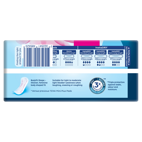 TENA Ultra Thin Mini Standard Length Pads