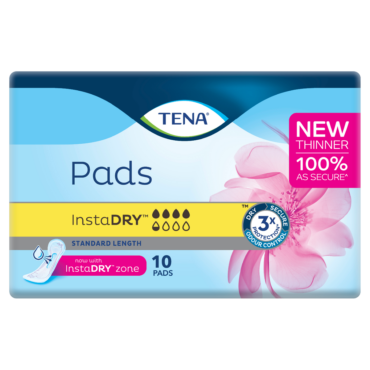 TENA Pads InstaDRY Standards Buy Incontinence Pads Online TENA NZ