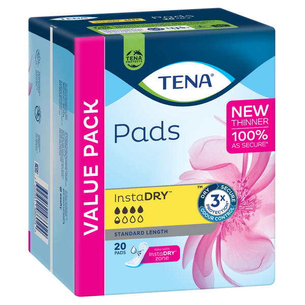 TENA InstaDRY™ Standard Length Pads