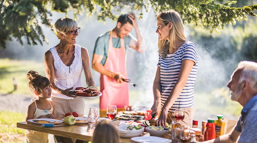 TENA gives people with incontinence the confidence to take go out for a BBQ