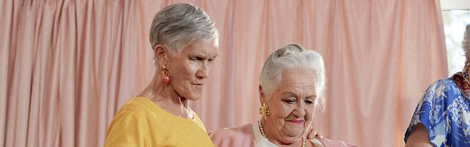 three women talking about incontinence