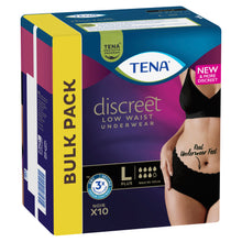 TENA Discreet Low Waist Incontinence Underwear - White 