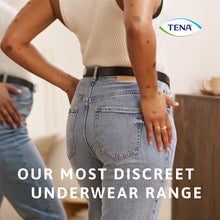 TENA Discreet Low Waist Incontinence Underwear - Black (Disposable) 