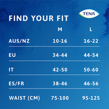 TENA Discreet Low Waist Incontinence Underwear - Black (Disposable) 