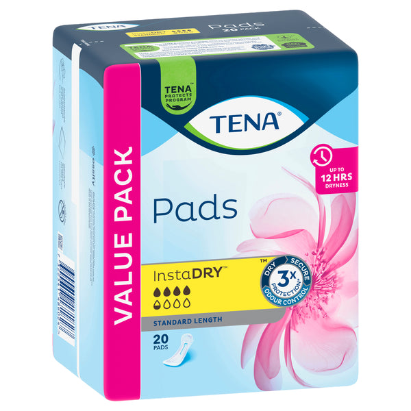 TENA InstaDRY™ Standard Length Pads