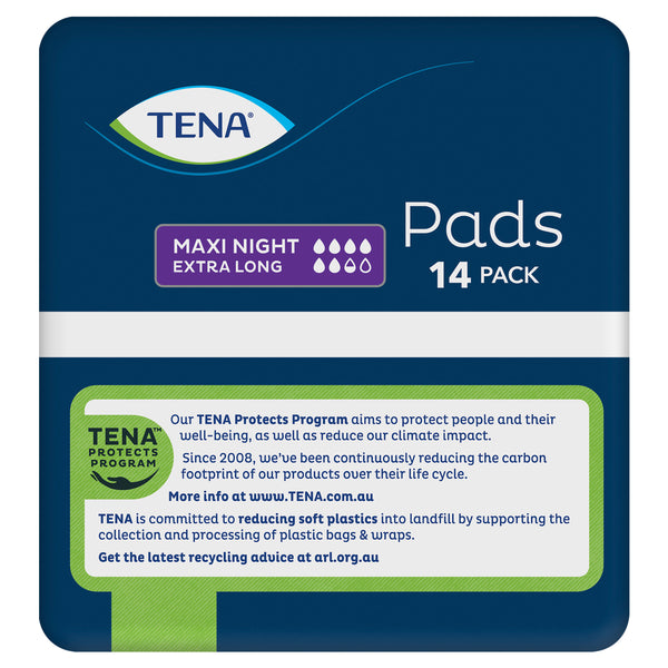 TENA Maxi Night Extra Long Length Pads