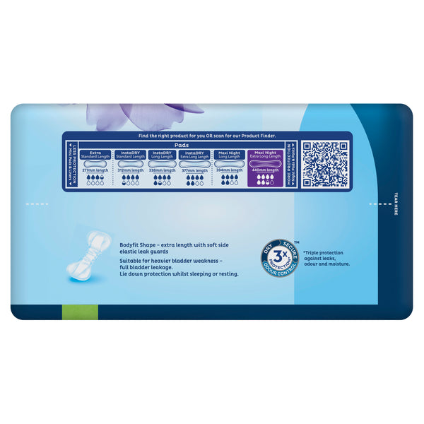 TENA Maxi Night Extra Long Length Pads