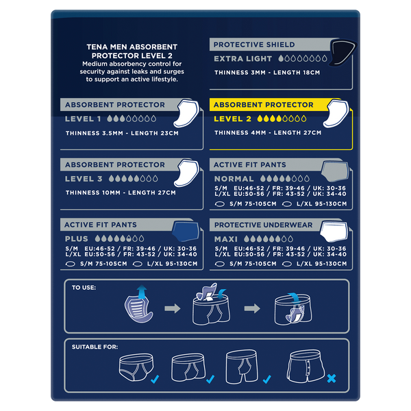 TENA Men Absorbent Protector Level 2