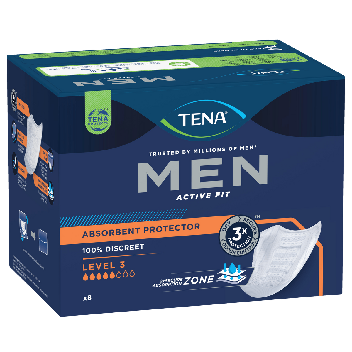 Men's Incontinence Pads Guard Level 3 TENA NZ