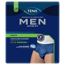 TENA Men Active Fit Navy Pants 