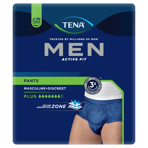 TENA Men Active Fit Navy Pants
