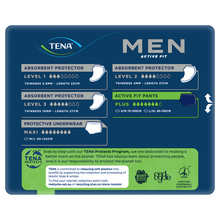TENA Men Active Fit Navy Pants 