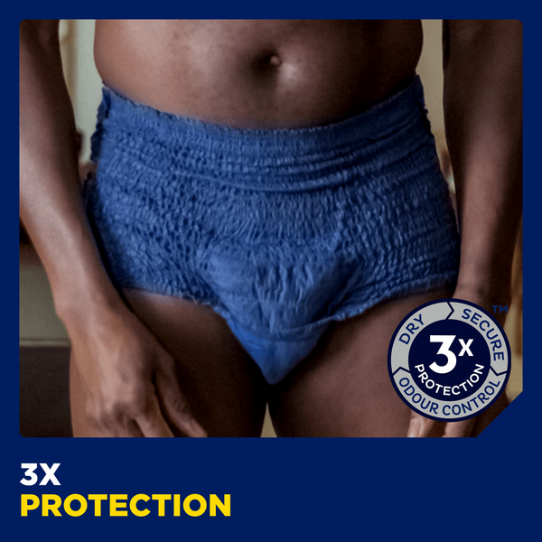TENA Men Active Fit Navy Pants