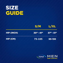 TENA Men Active Fit Navy Pants 