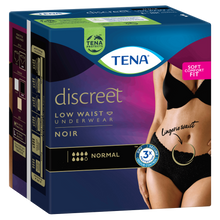 TENA Pants Women's Discreet Low Waist Noir, Women