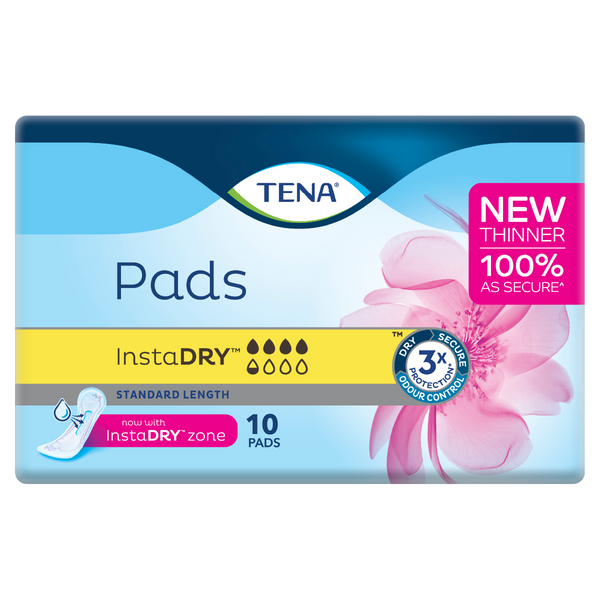 TENA InstaDRY™ Standard Length Pads