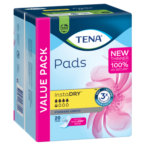TENA Pads InstaDRY Standards | Buy Incontinence Pads Online | TENA NZ